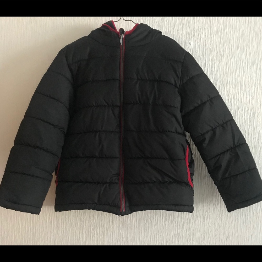 Faded Glory Boys Hooded Puffer Winter Coat